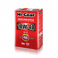 HG1114 Масло моторное полусинтетическое 10W-40 SL/CF SYNTHETIC BLEND MOTOR OIL 4л 1/3шт